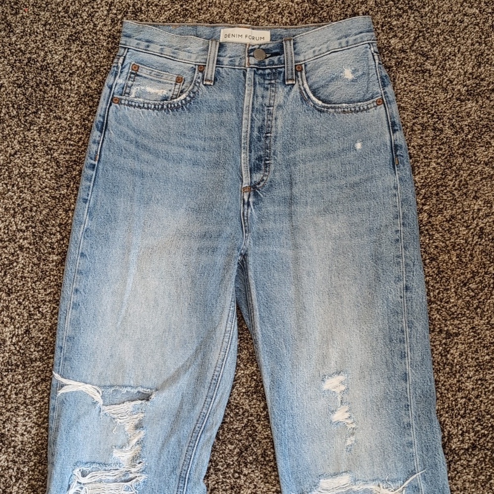Denim Forum The Joni High Rise Loose Size 23